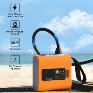 GR-133P high pressure portable electric air pump 22psi SUP paddle kayak tent inflatable sofa airbed air mattress pump 400L/min Flow